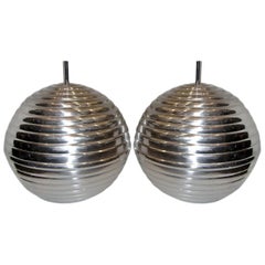 Pair of Large Moderne Lamps