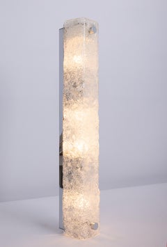 Paar große Wandleuchten aus Murano-Glas Modernistische Wandleuchten, Deutschland, 1960er Jahre
