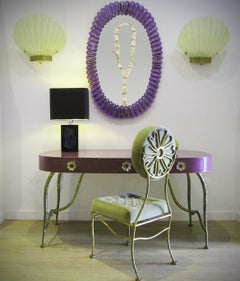 Pair of Large Murano Glass Sea Shell Wall Lights