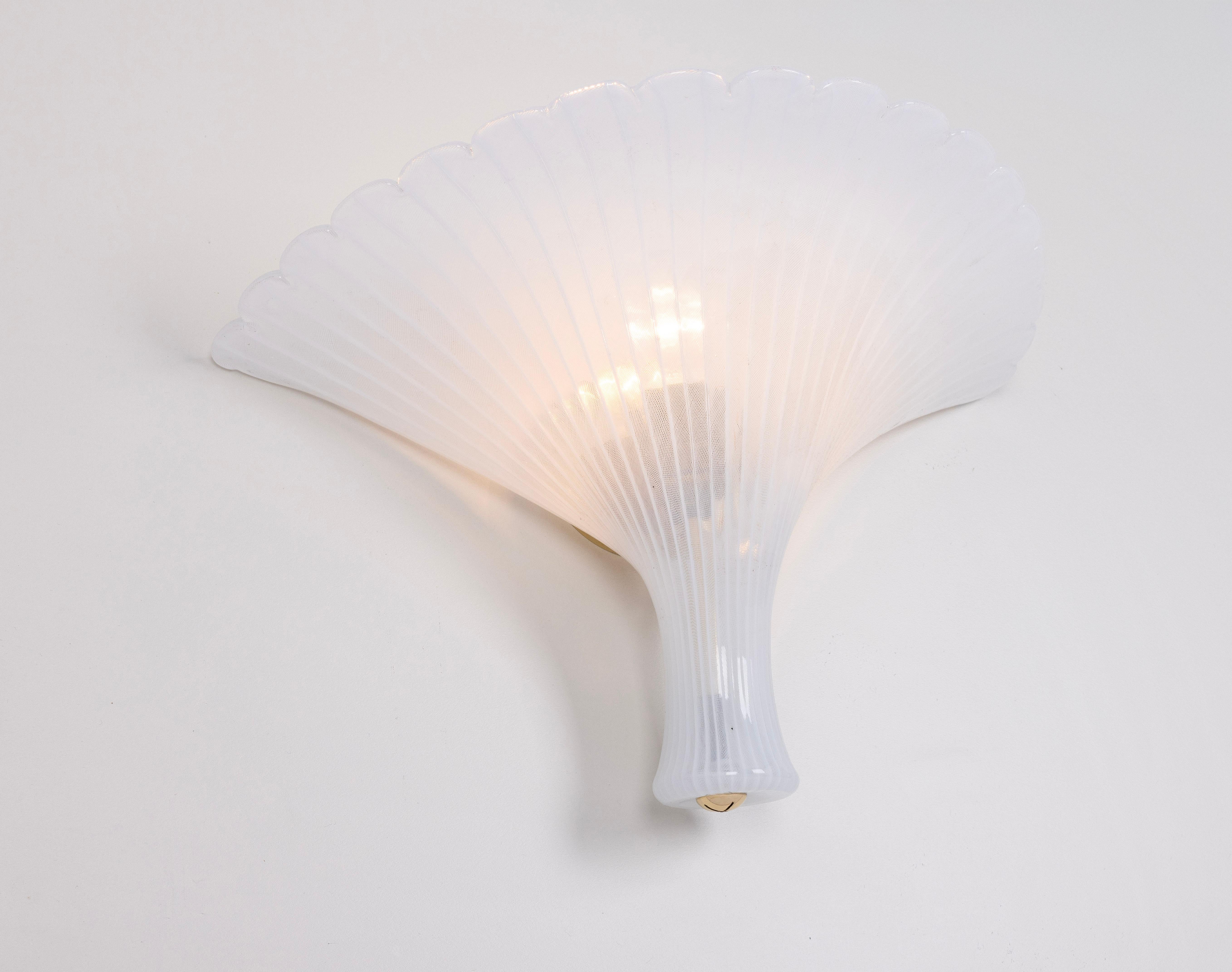 Coppia di grandi applique in vetro di Murano di Barovier&Toso, Italia, anni '70 in vendita 5