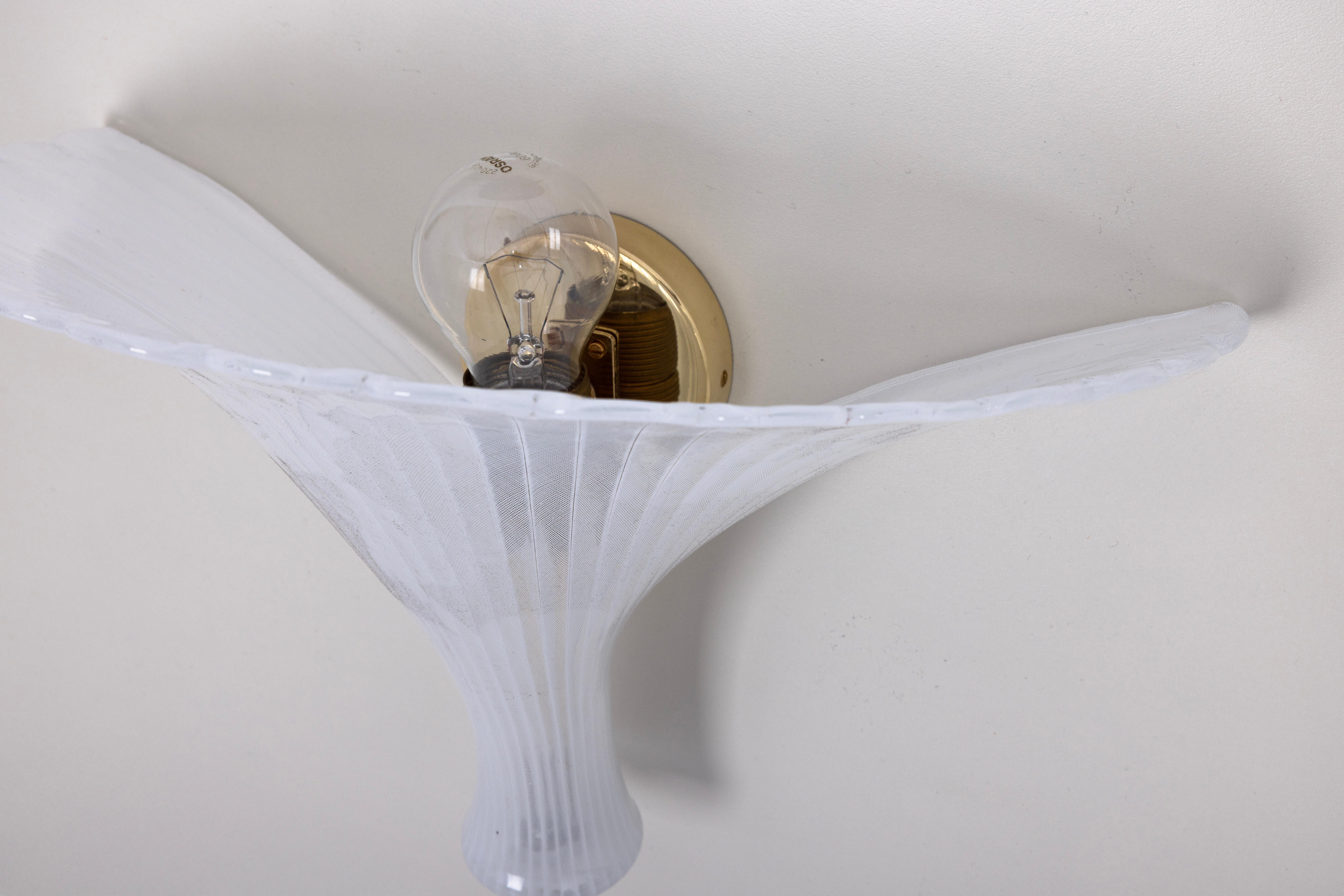 Tedesco Coppia di grandi applique in vetro di Murano di Barovier&Toso, Italia, anni '70 in vendita