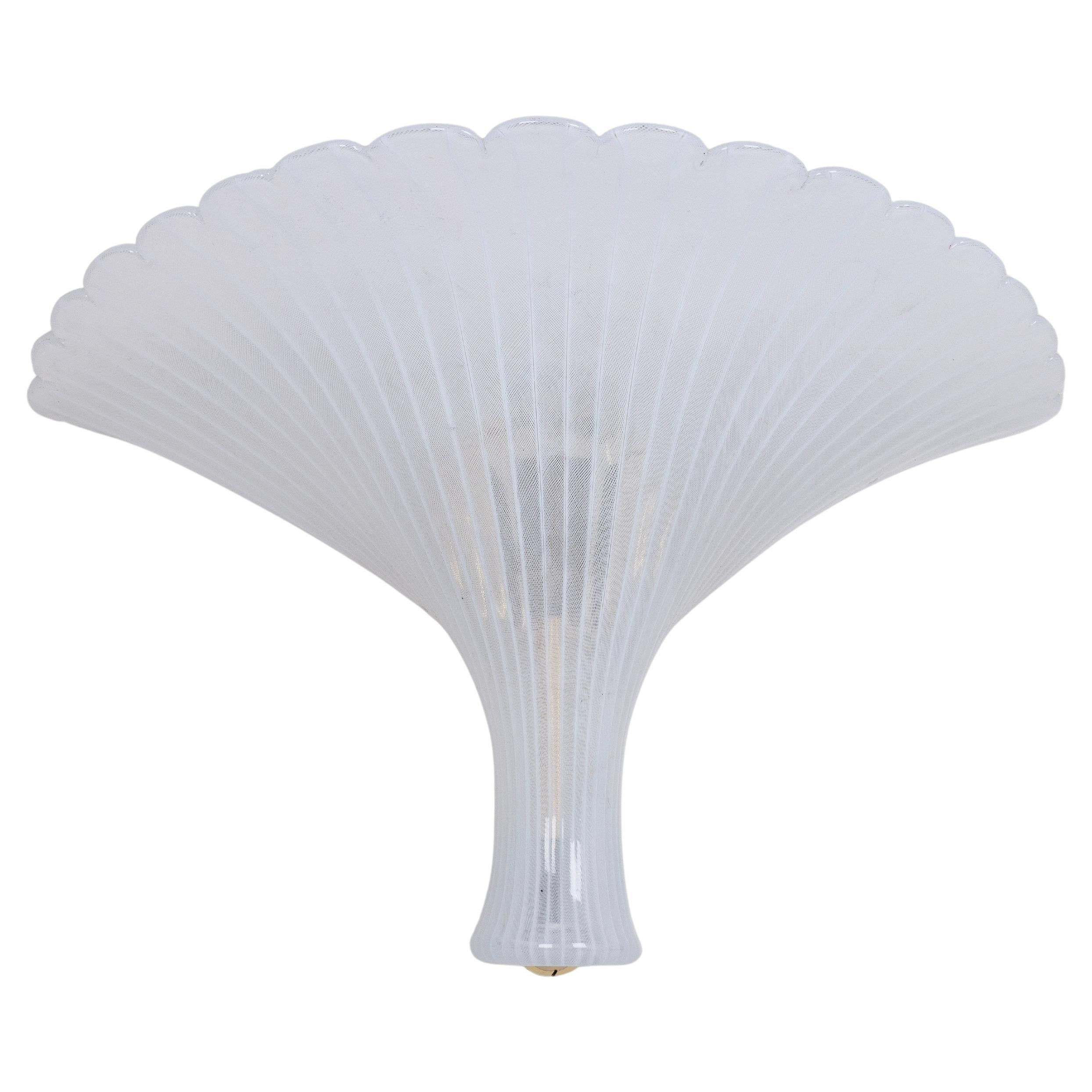 Pair of Large Murano Glass Wall Sconce by Barovier & Toso, Italy, 1970s