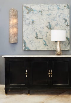 Pair of Large Murano Glass Wall Sconces