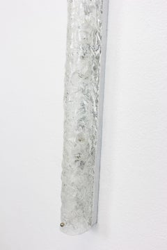 1 des 2 paires de grandes appliques en verre de Murano Appliques murales modernistes, Allemagne, années 1960