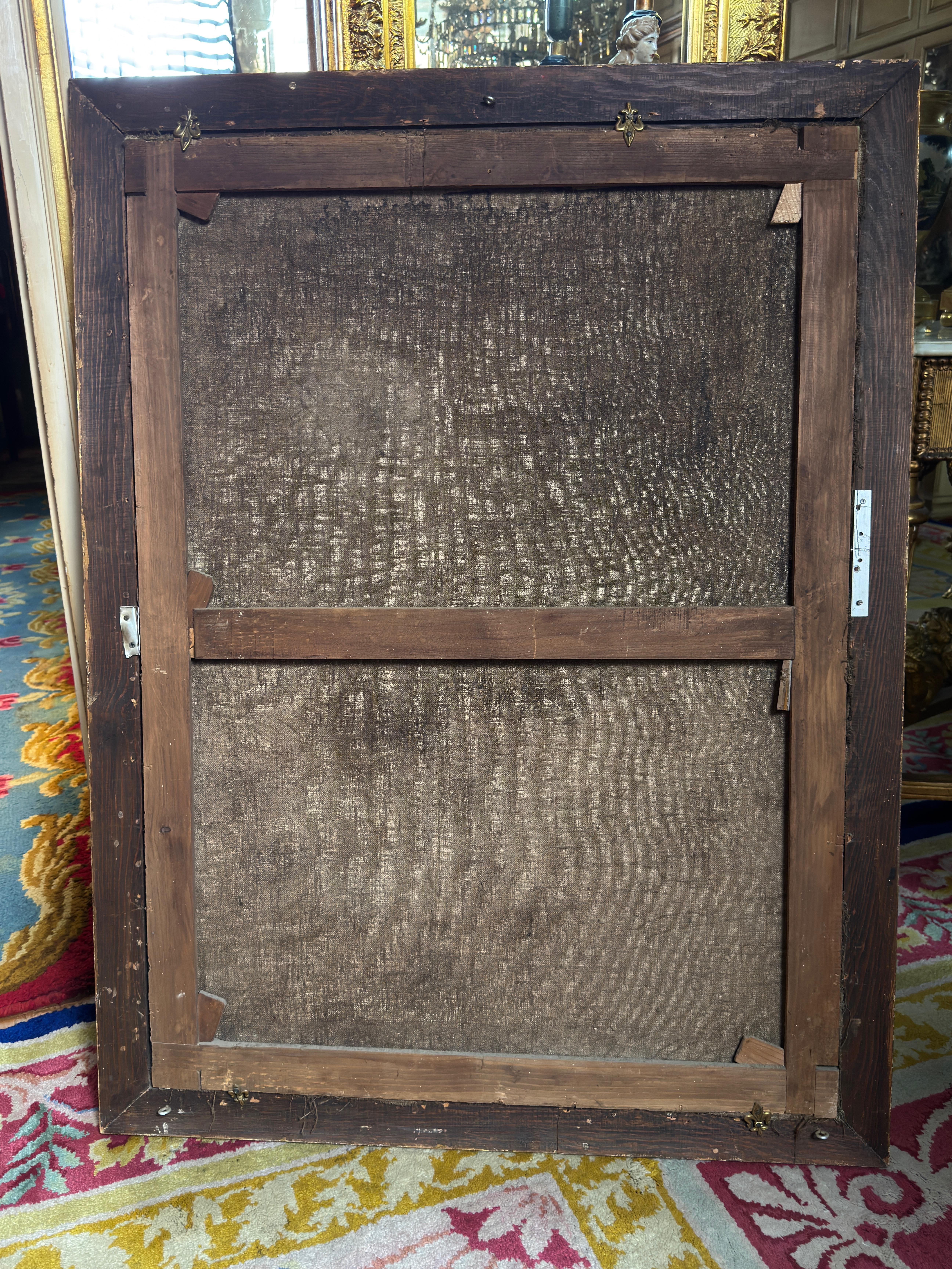 Ein Paar großer mythologischer Leinwände: Bacchus und Diana, Europäische Schule Frankreich (Barock) im Angebot