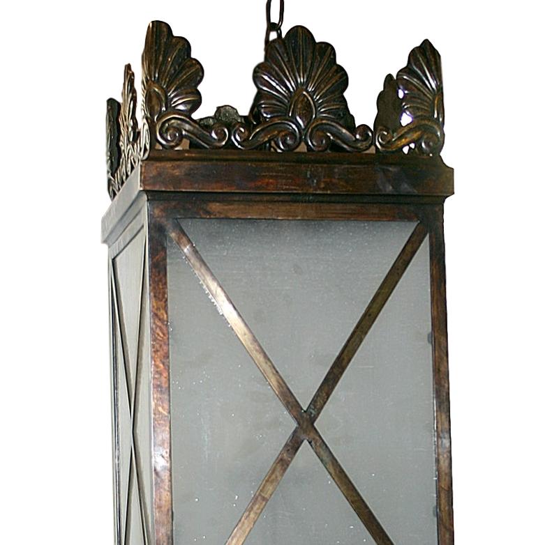 Neoclassical Pair of Large Neoclassic Lanterns, Sold Individually For Sale