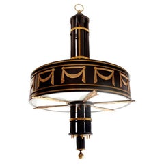 Pair of Large Neoclassic Style Light Fixtures, Sold Individually