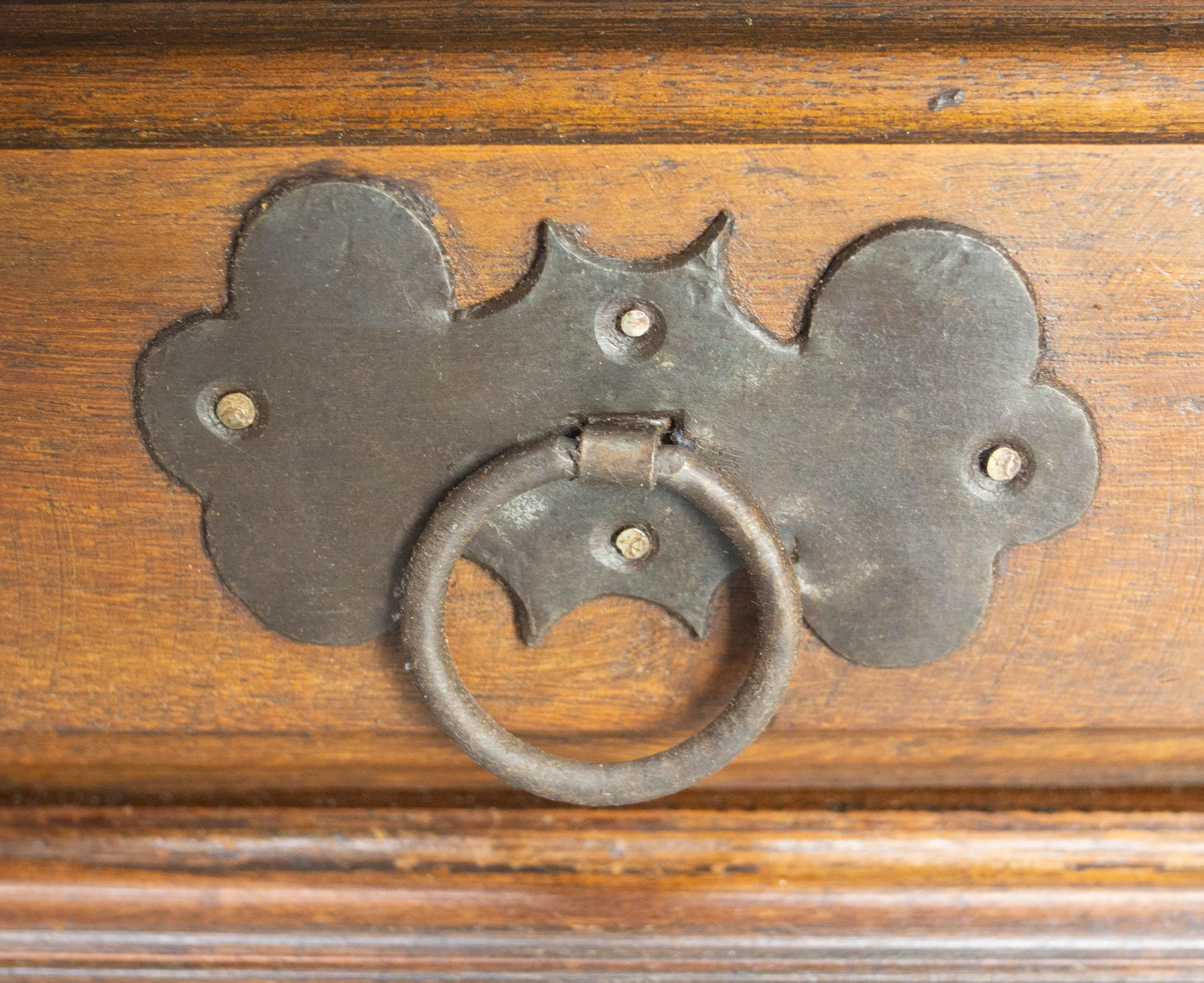 Coppia di grandi comodini armadietti da letto in legno esotico, Brasile, circa 1960 in vendita 3