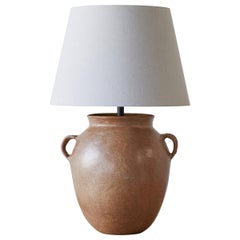 Pair of Large Oaxacan Urn Lamps