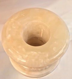 Pair of Large Onyx Urns
