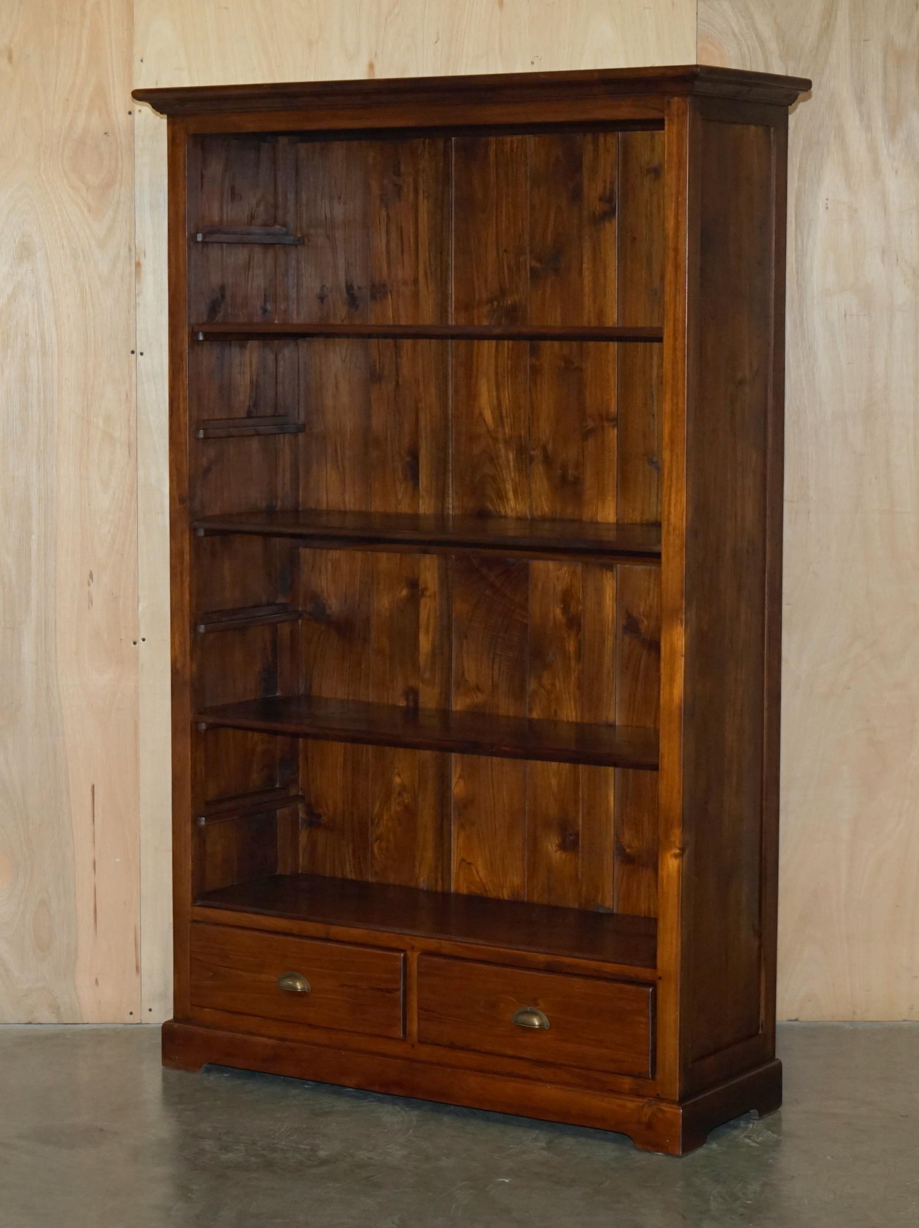 Royal House Antiques

Royal House Antiques is delighted to offer for sale this very good looking and well made pair of large English stained oak library bookcases with height adjustable shelves 

Please note the delivery fee listed is just a guide,
