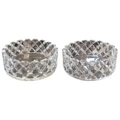 Pair of Large Orrefors Crystal Bowls