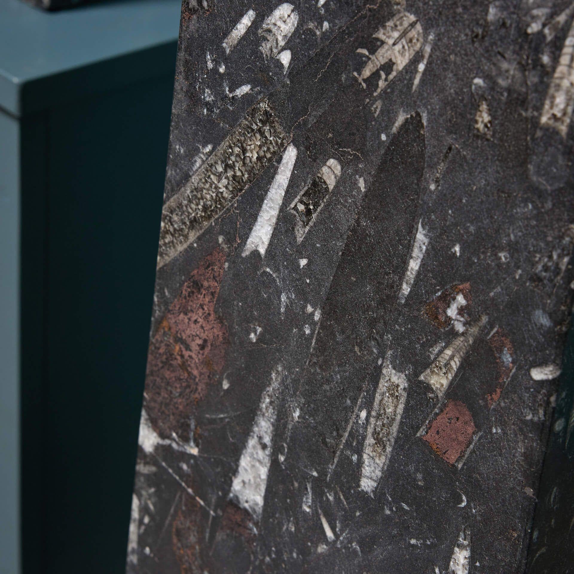 Coppia di obelischi Orthoceras di grandi dimensioni In condizioni discrete in vendita a Wormelow, Herefordshire