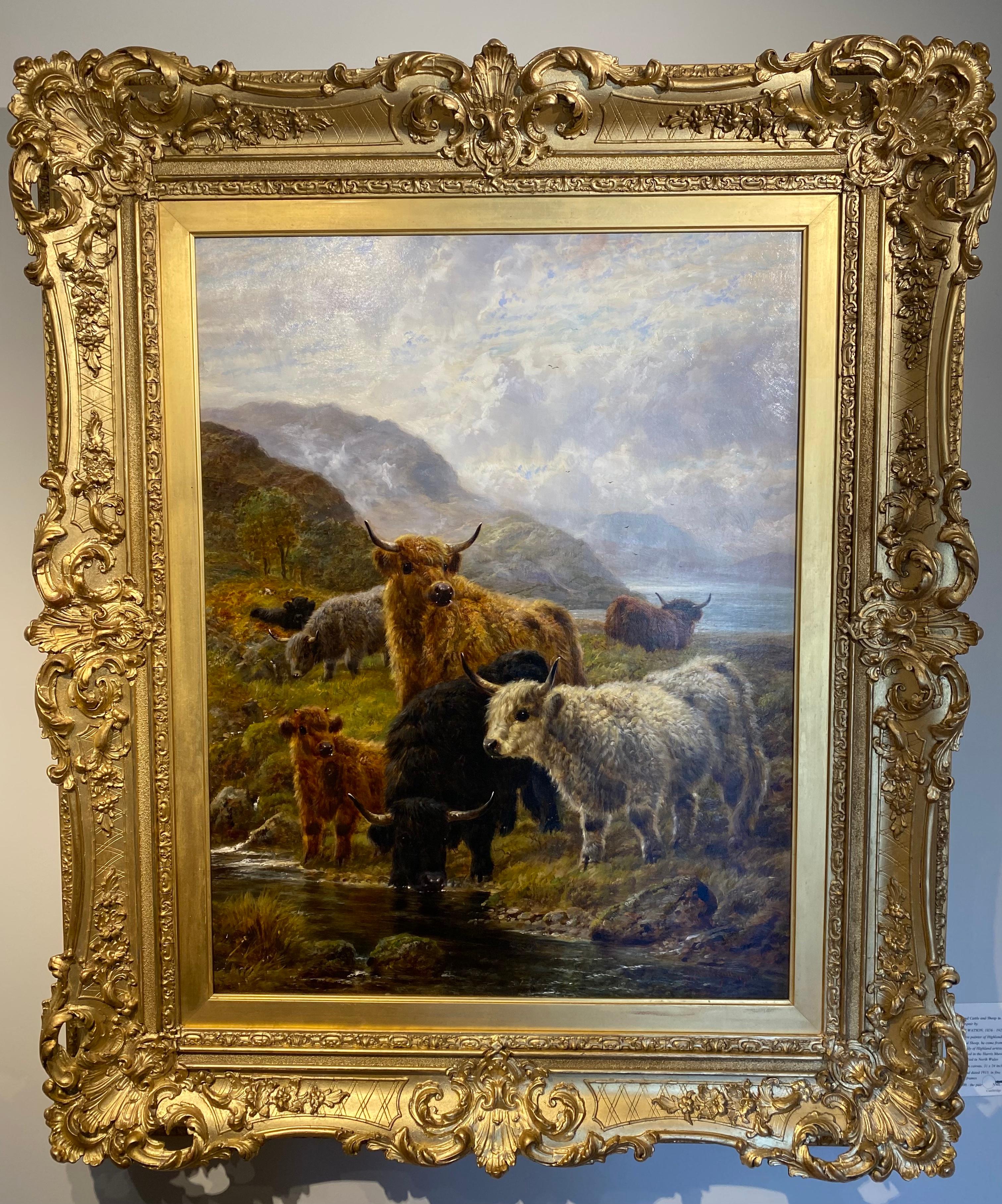 Pair of Large Paintings by Robert Watson 