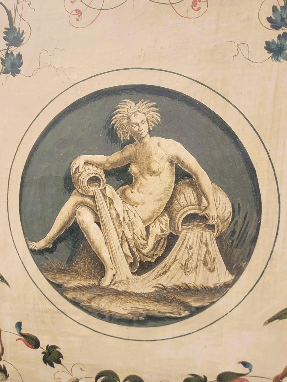 Paire de grands palais Trumeaux (h247 cm), début du 19ème siècle en vente 4