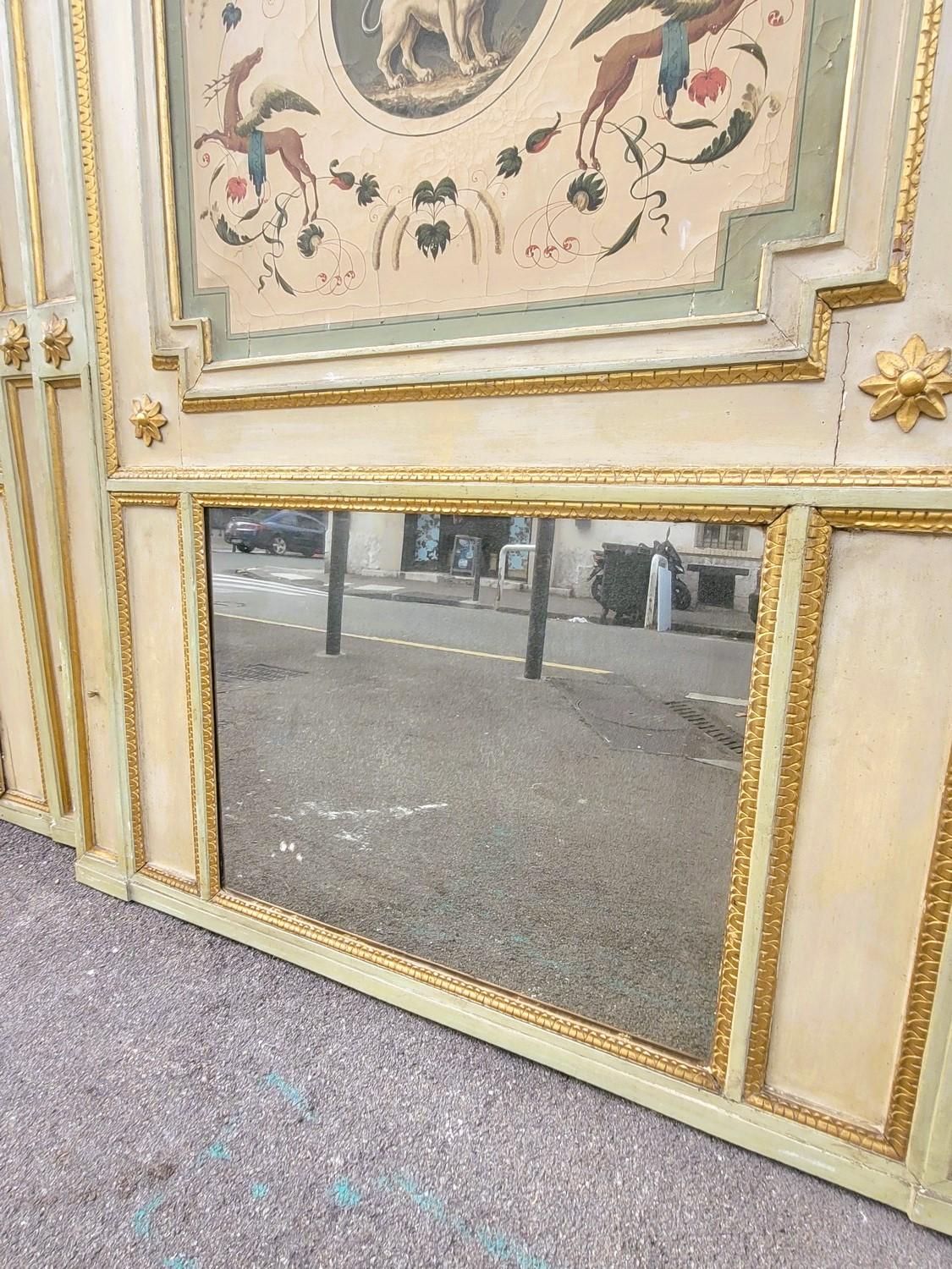 Paire de grands palais Trumeaux (h247 cm), début du 19ème siècle en vente 2