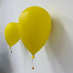 Pair of Large Palloncino wall Lamps by Yves Christin for Bilumen, 1984