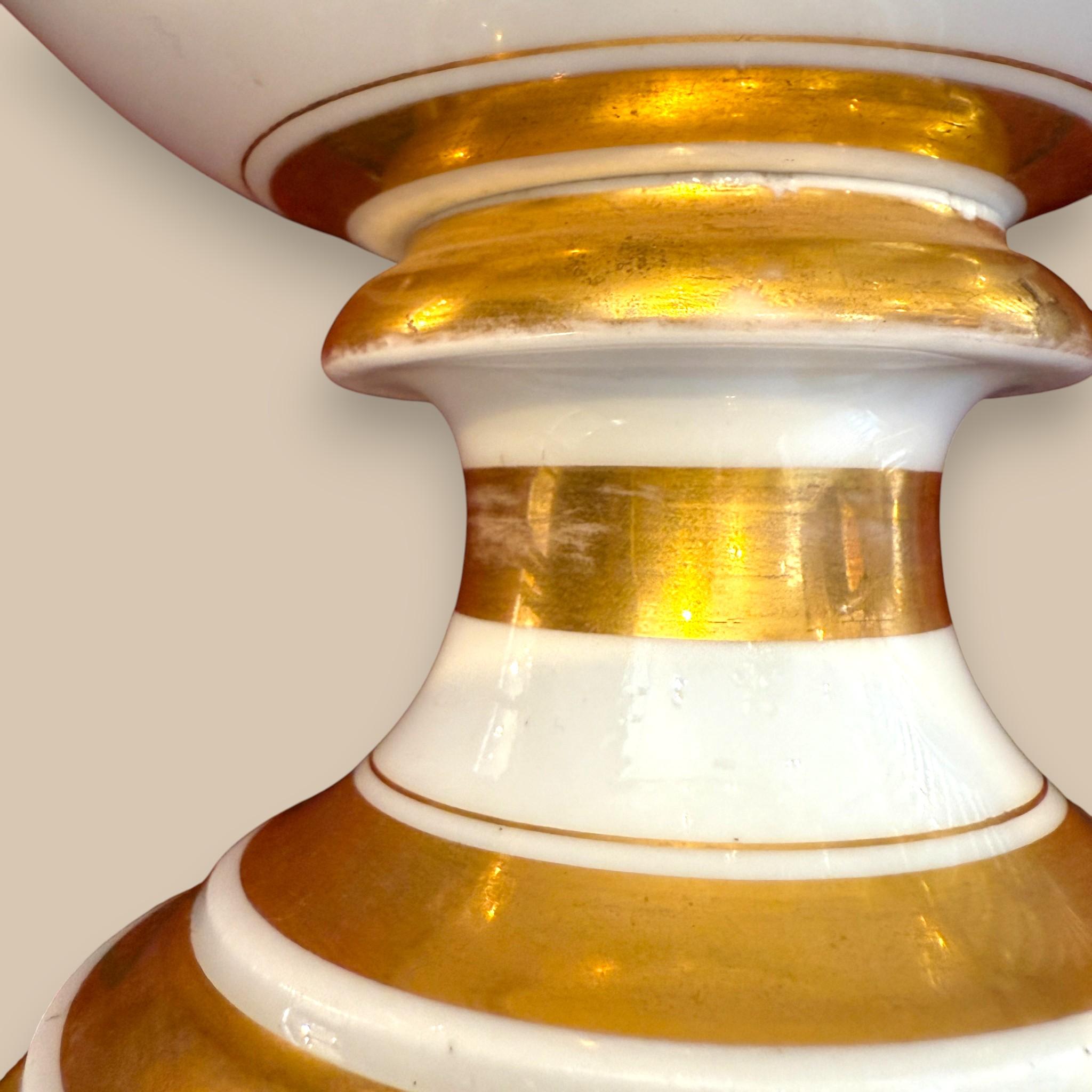 Coppia di grandi porcellane di Charles Paris con doratura, periodo Charles X, circa 1820-1830 in vendita 2