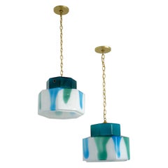 Pair of Large Pendants by Helena Tynell
