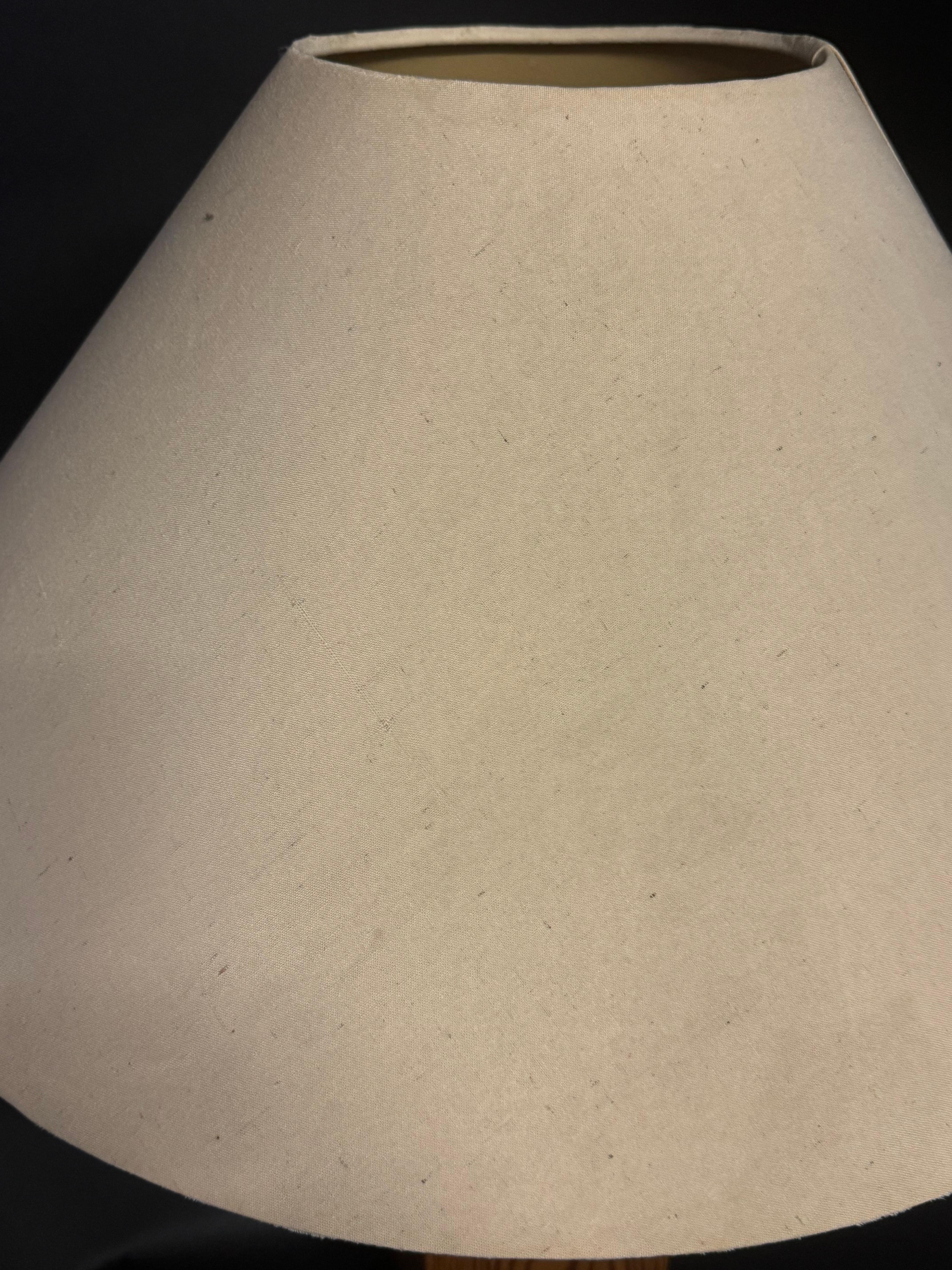 Stained Large Pine Table Lamp by Ingo Maurer for Design M, 1970s For Sale