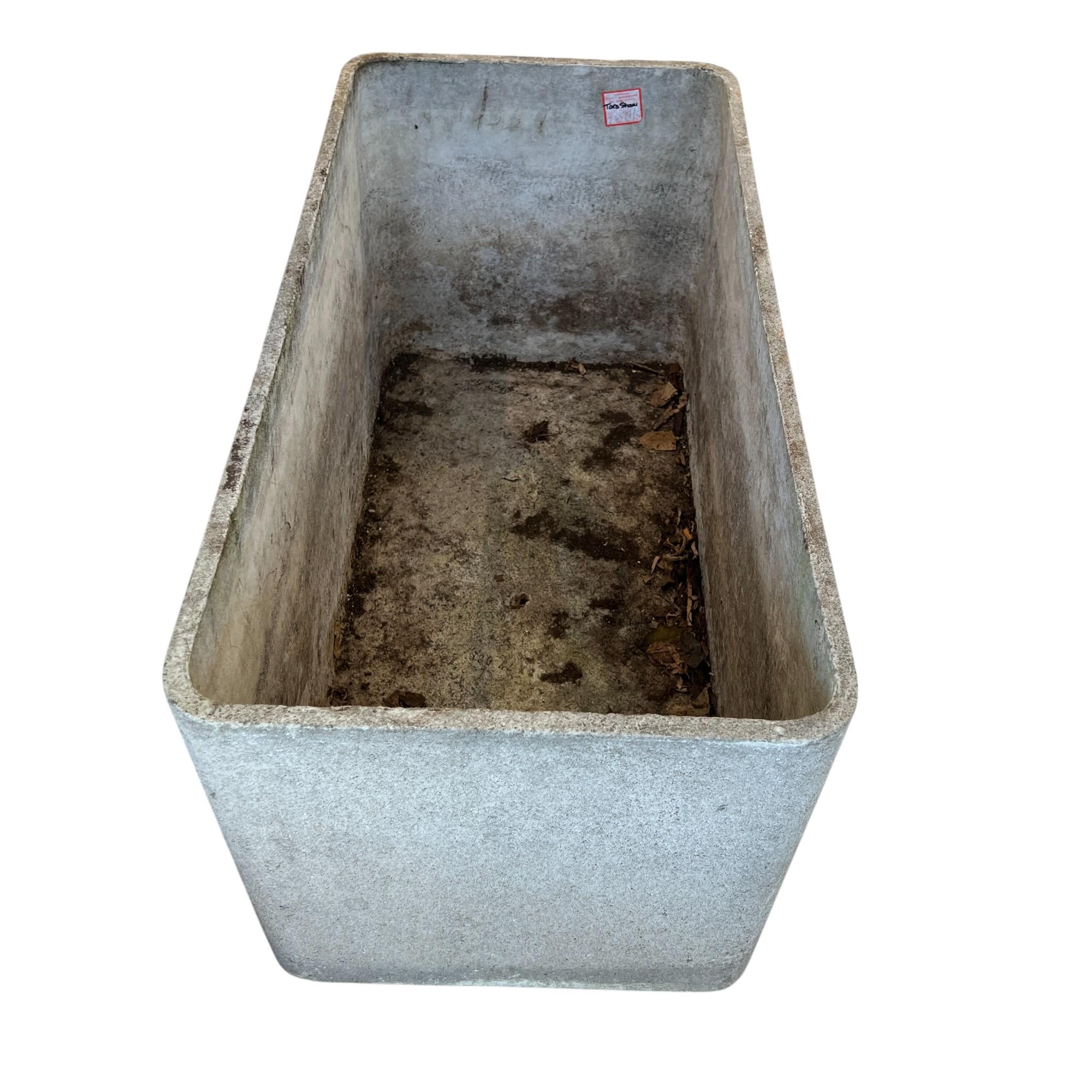 Mid-Century Modern Pair of Large Rectangular Jardinieres For Sale