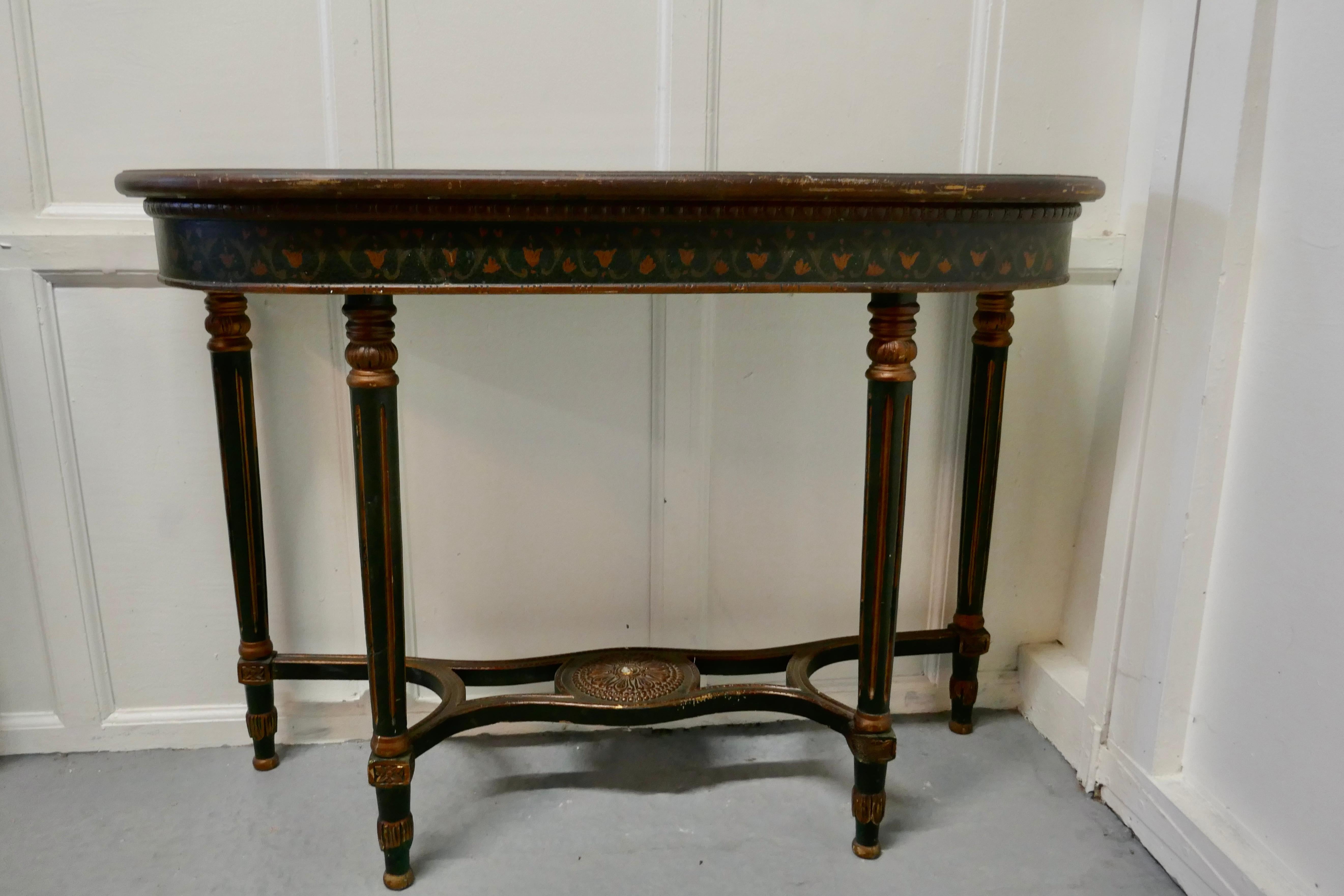 Pair of Large Regency Style Painted Console Tables  In Good Condition In Chillerton, Isle of Wight