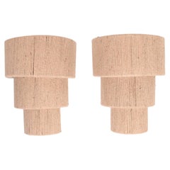 Pair of Large Rope Wall Light
