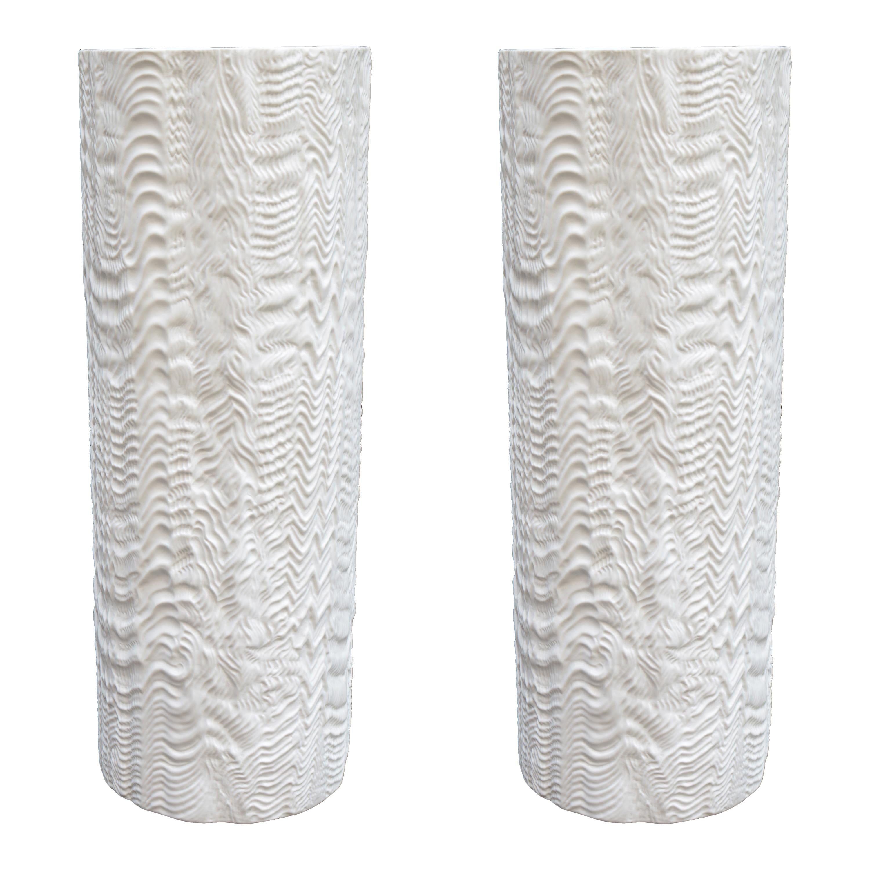 Pair of Large Rosenthal Porcelain Vases
