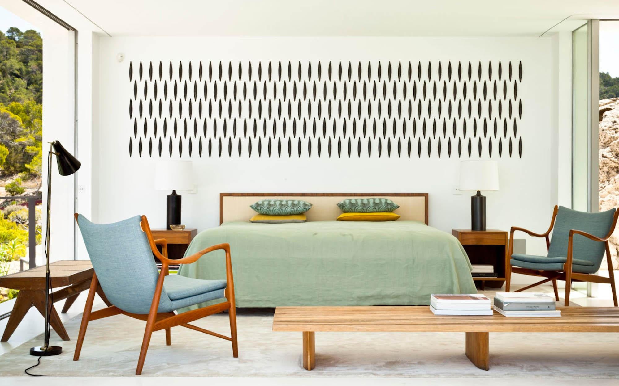 Paire de grandes lampes de table en céramique 'Rouleau' blanc satiné par Design Frères en vente 6