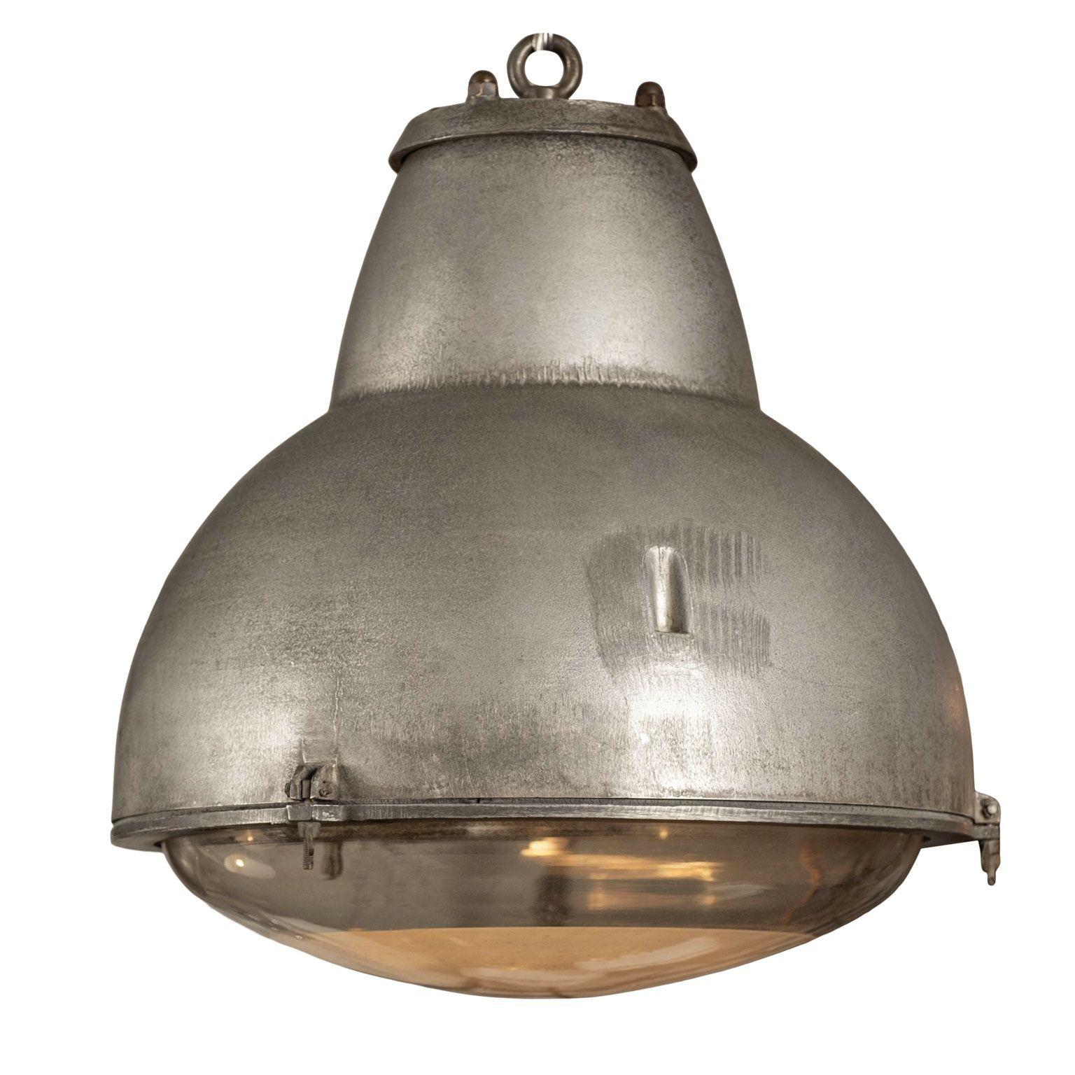 French Pair of Large Saunier Duval Pendant Lights For Sale