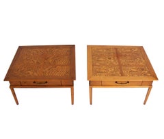 Pair of Large Scale End Tables by Lubberts & Mulder for Tomlinson