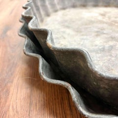 Pareja de Platos Grandes Franceses de Zinc