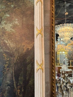 Pair of Large Scale Italian Oil on Canvas River Scenes