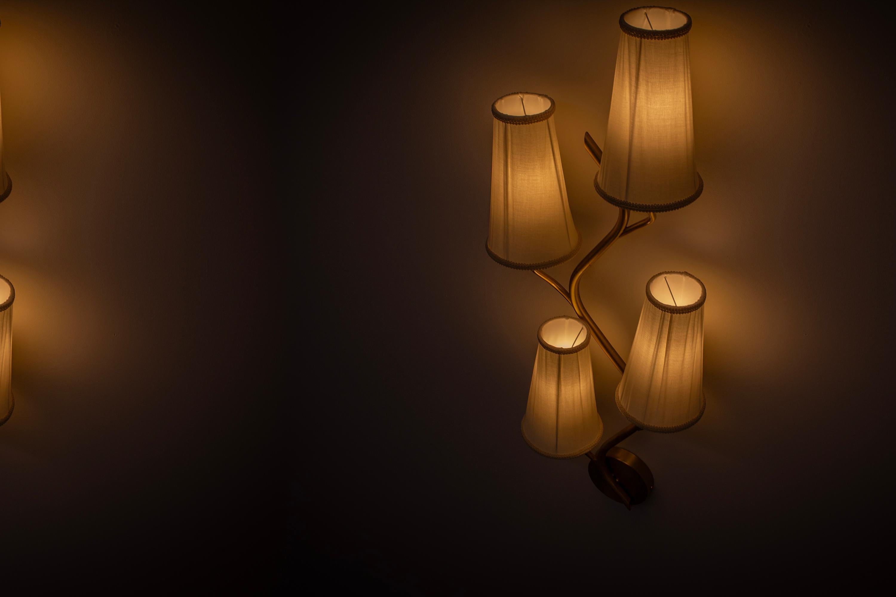 Pair of Large Scandinavian Wall Lights, Norway For Sale 8