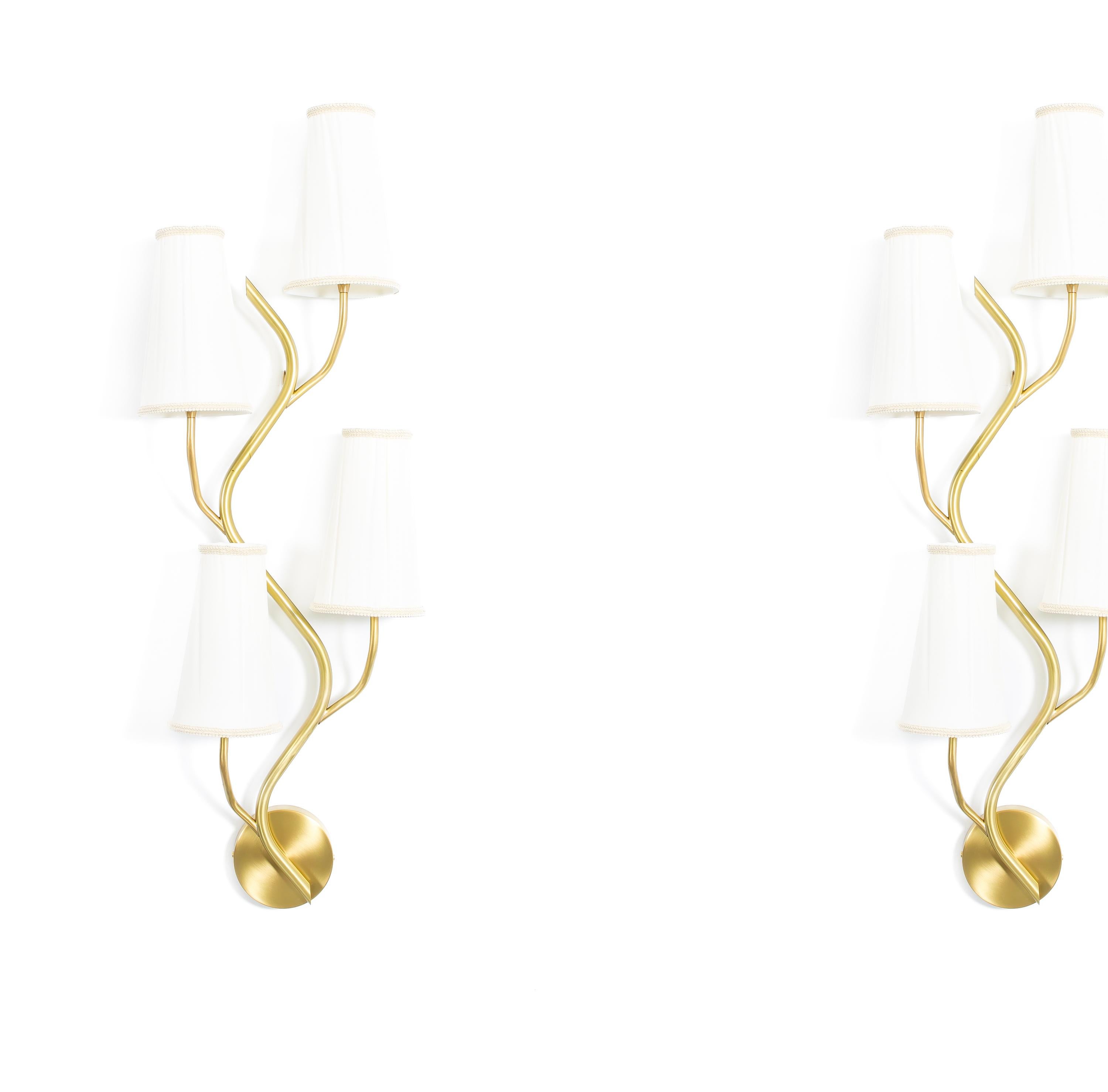 Norwegian Pair of Large Scandinavian Wall Lights, Norway For Sale