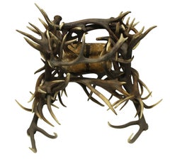 Pair of Large Scottish Antler Trophy Chairs