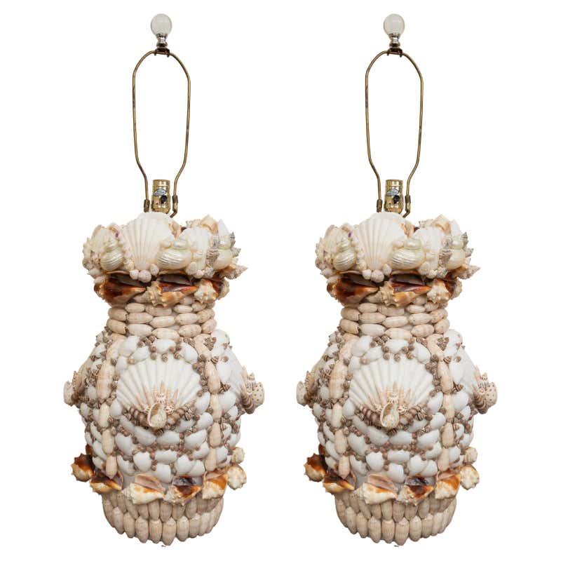Shell Style Lamp Shell Table Lamps - 116 For Sale at 1stDibs | seashell lamps for sale ...