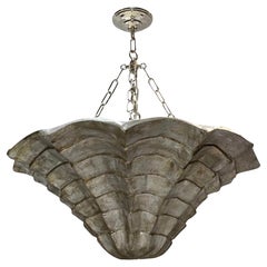 Set of Large Shell Plaster Fixtures.  Sold Individually
