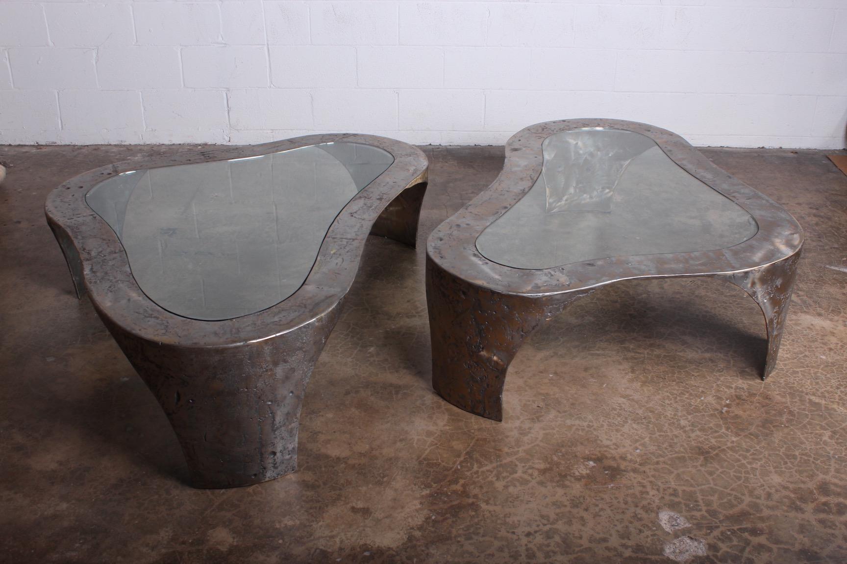 Pair of Large Silas Seandel Coffee Tables In Good Condition In Dallas, TX