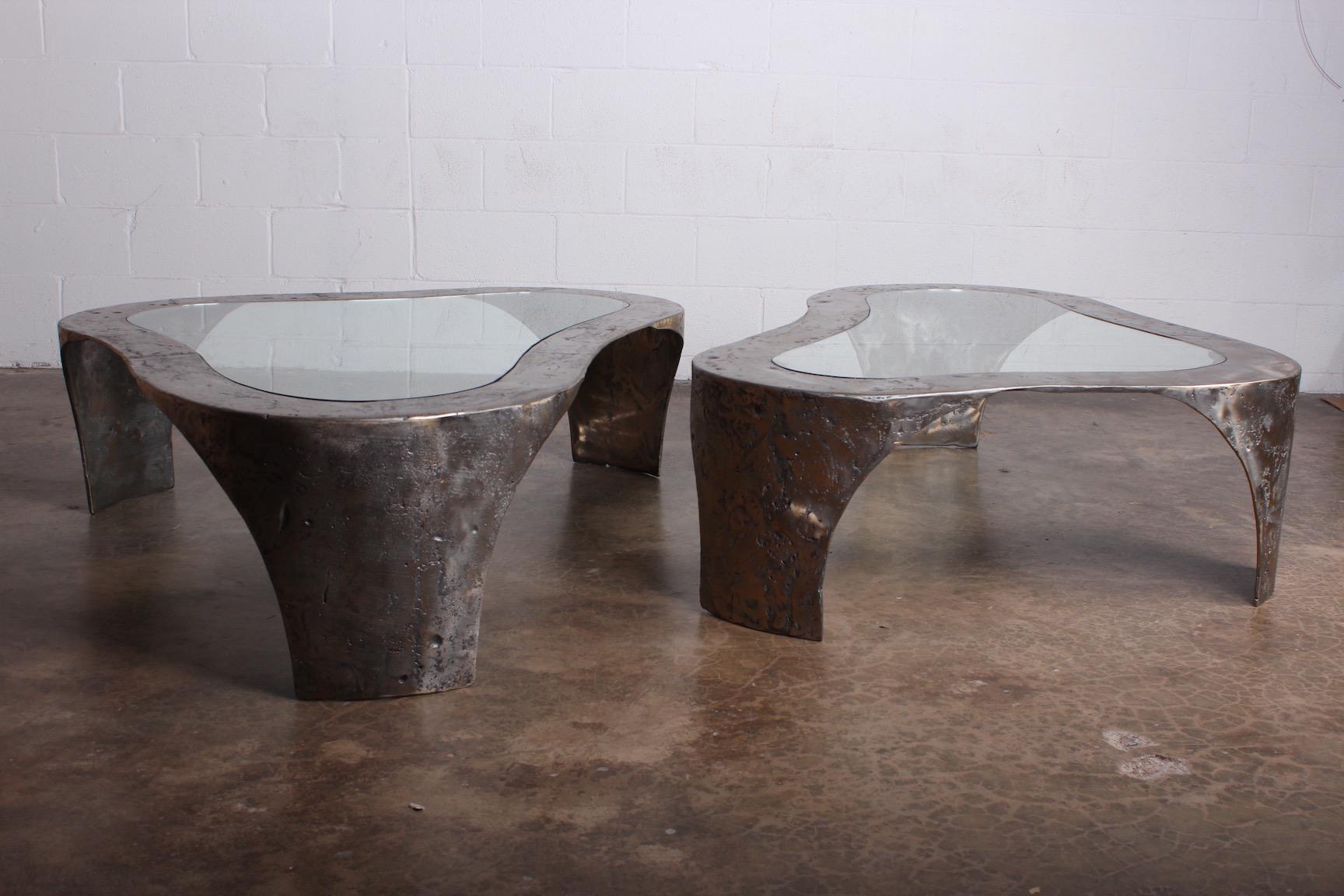 Late 20th Century Pair of Large Silas Seandel Coffee Tables