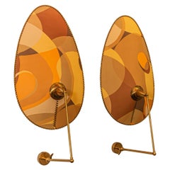 Ein Paar Spider Uno Wand-Deckenlampen Italienisches Design von Diego Mardegan
