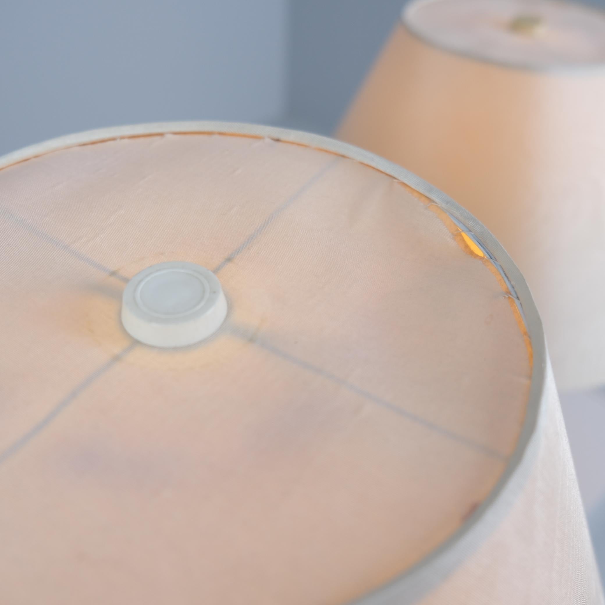 Paire de grandes lampes de table en grès, Søholm, Bornholm Danemark 1960/70s en vente 7