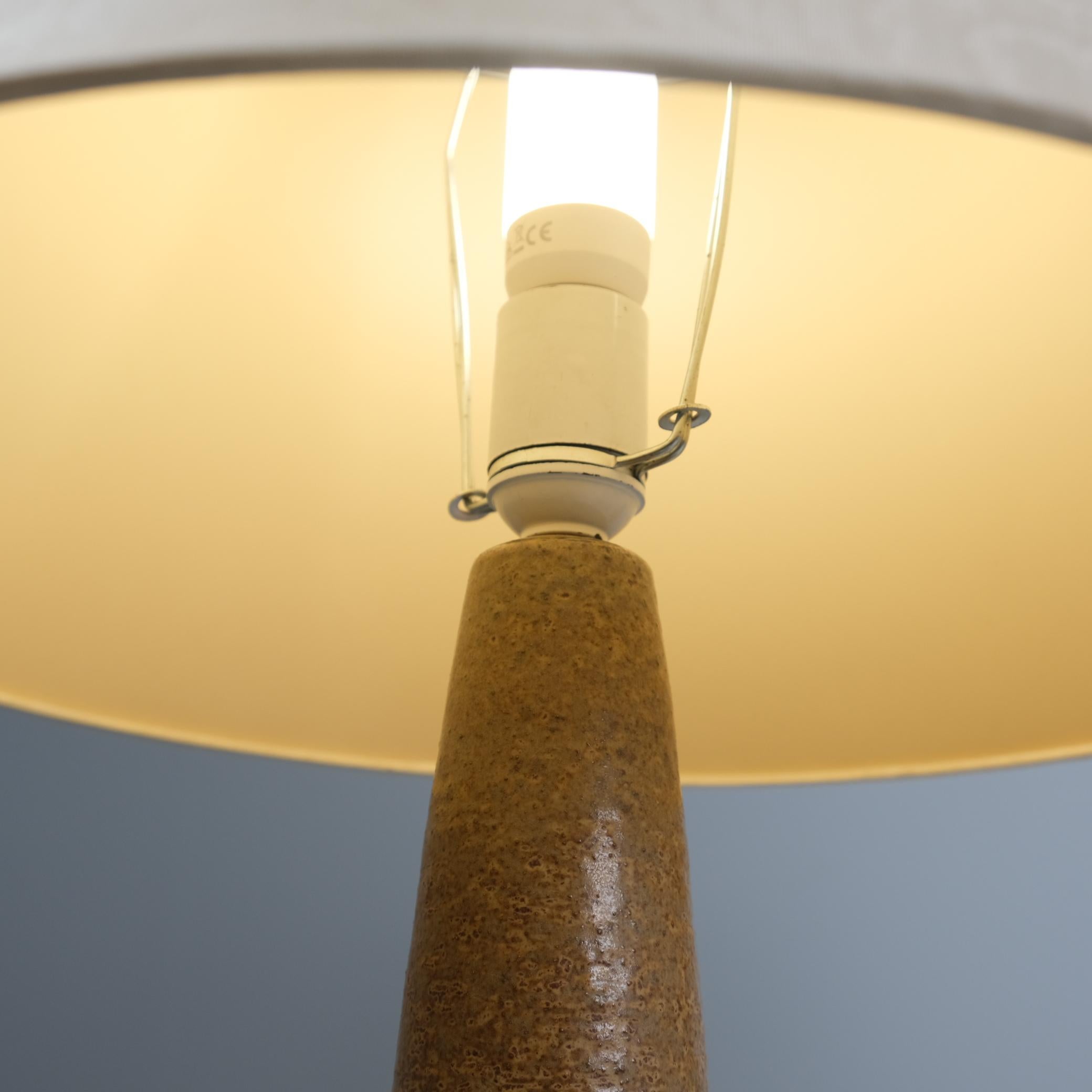 Grès Paire de grandes lampes de table en grès, Søholm, Bornholm Danemark 1960/70s en vente