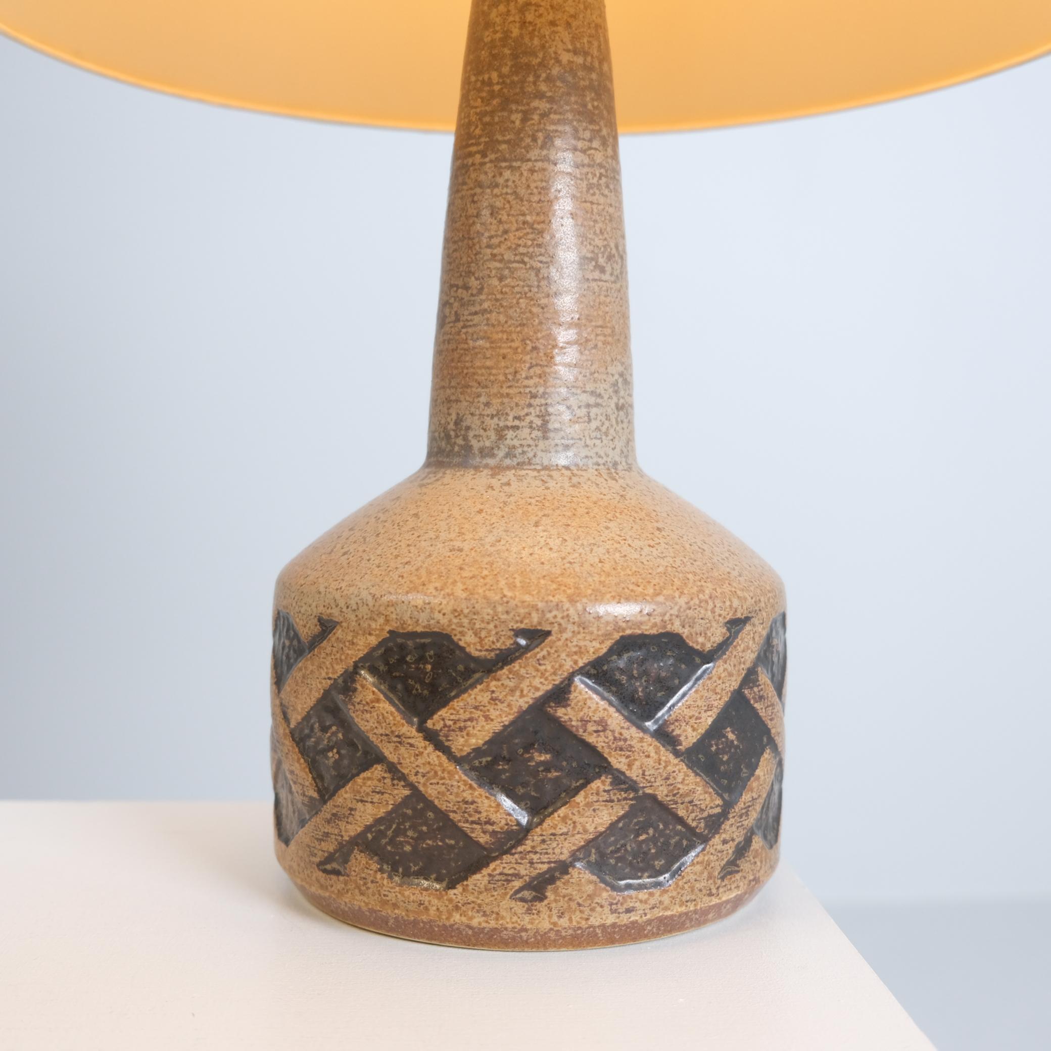 Paire de grandes lampes de table en grès, Søholm, Bornholm Danemark 1960/70s en vente 1