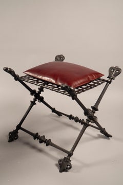 Pair of Large Stools, France, circa 1880