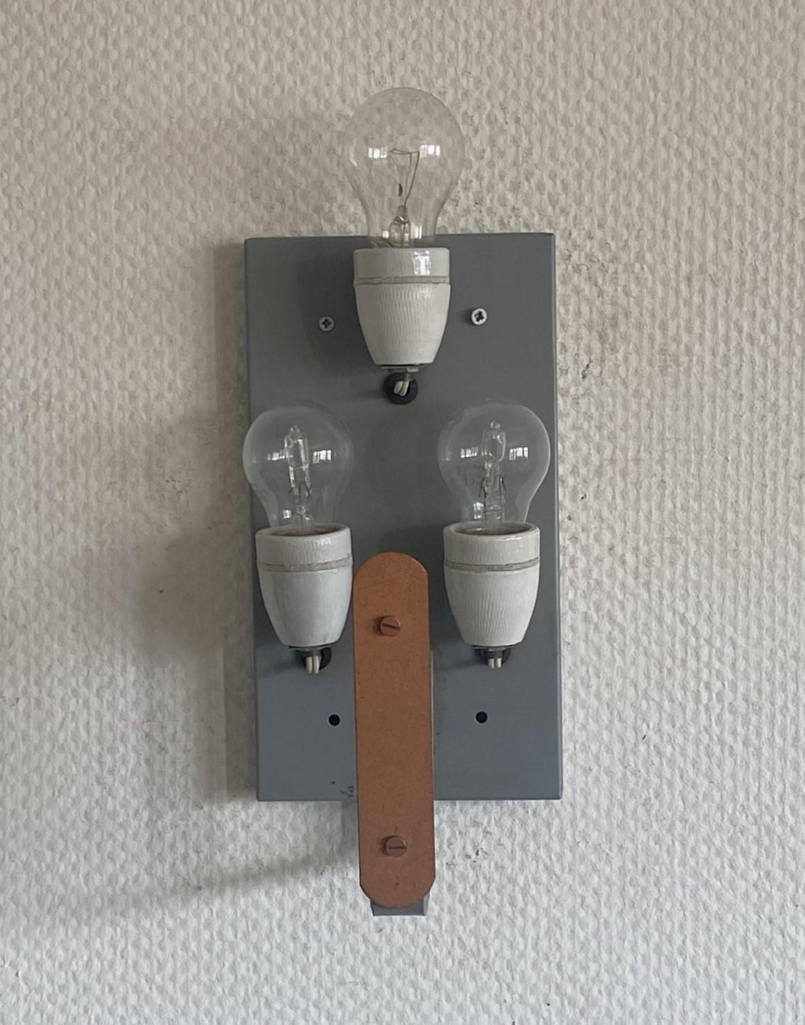 Pair Swedish Opaline Glass Cinema Wall Light Sconces, Sweden, 1960s For Sale 11