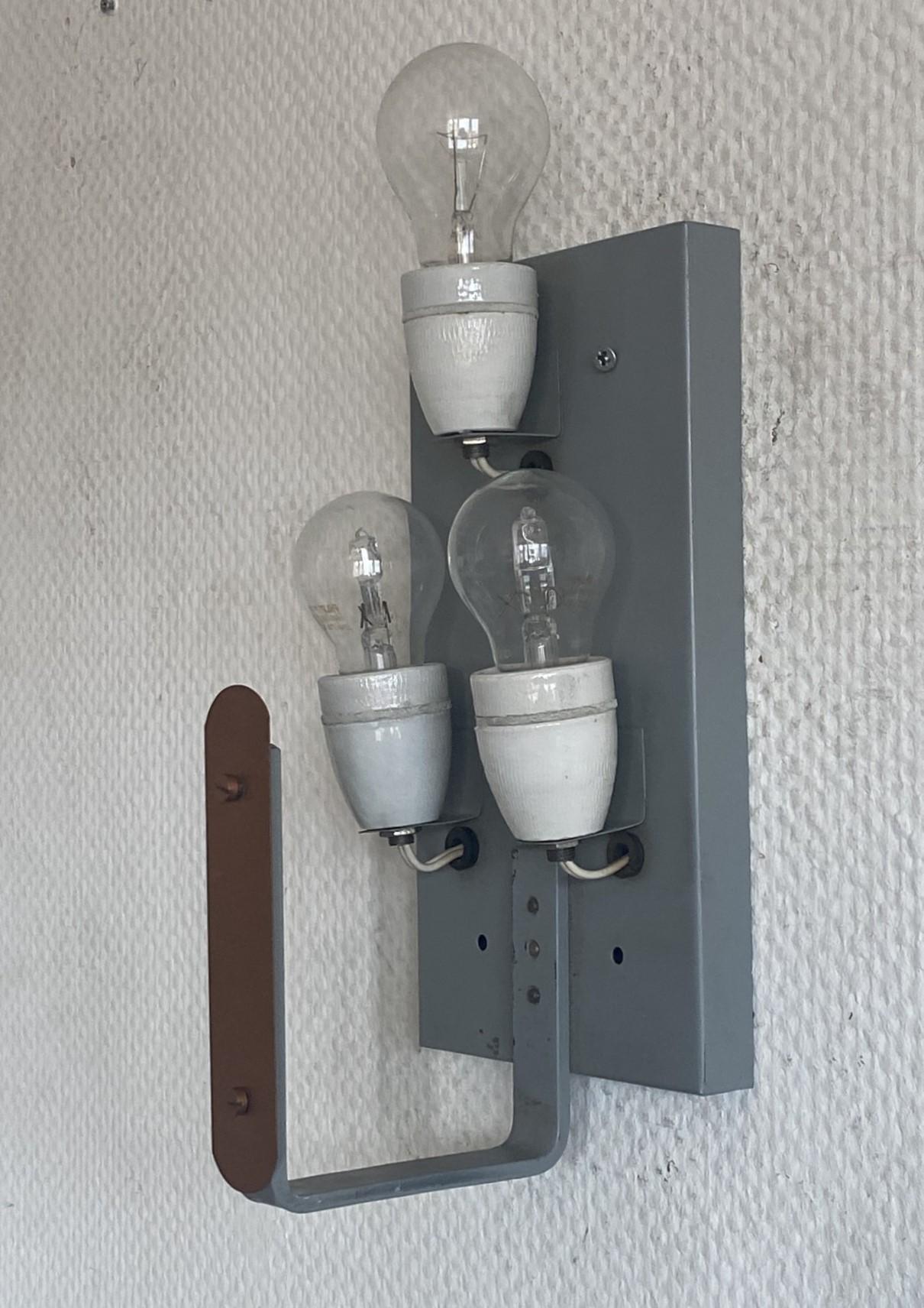 Pair Swedish Opaline Glass Cinema Wall Light Sconces, Sweden, 1960s For Sale 12