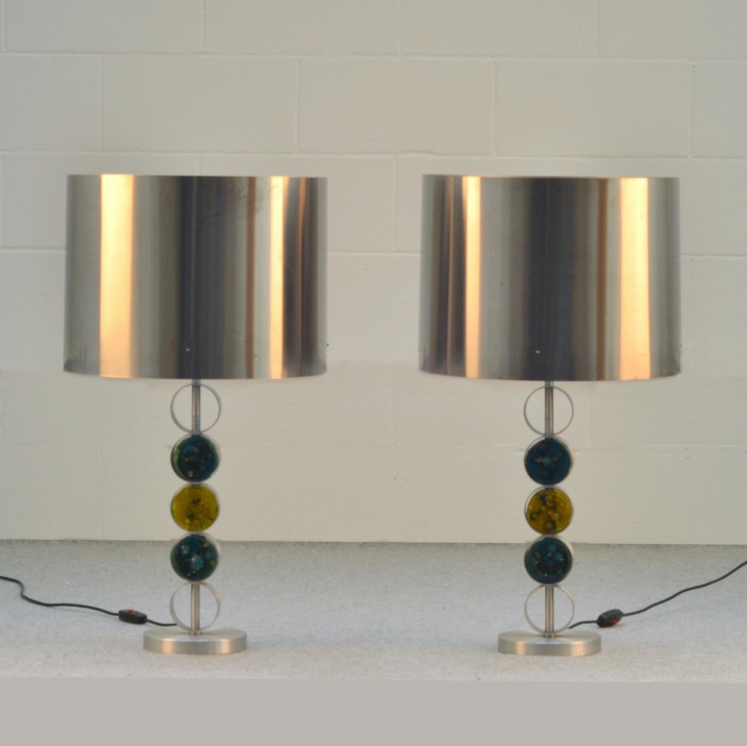 Pair of Large Table Lamps by RAAK 1970's Attributed to Nanny Still For Sale 5