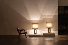 Pair of Large Table Lamps by Romeo Rega Italy, 1970s, Hollywood Regency