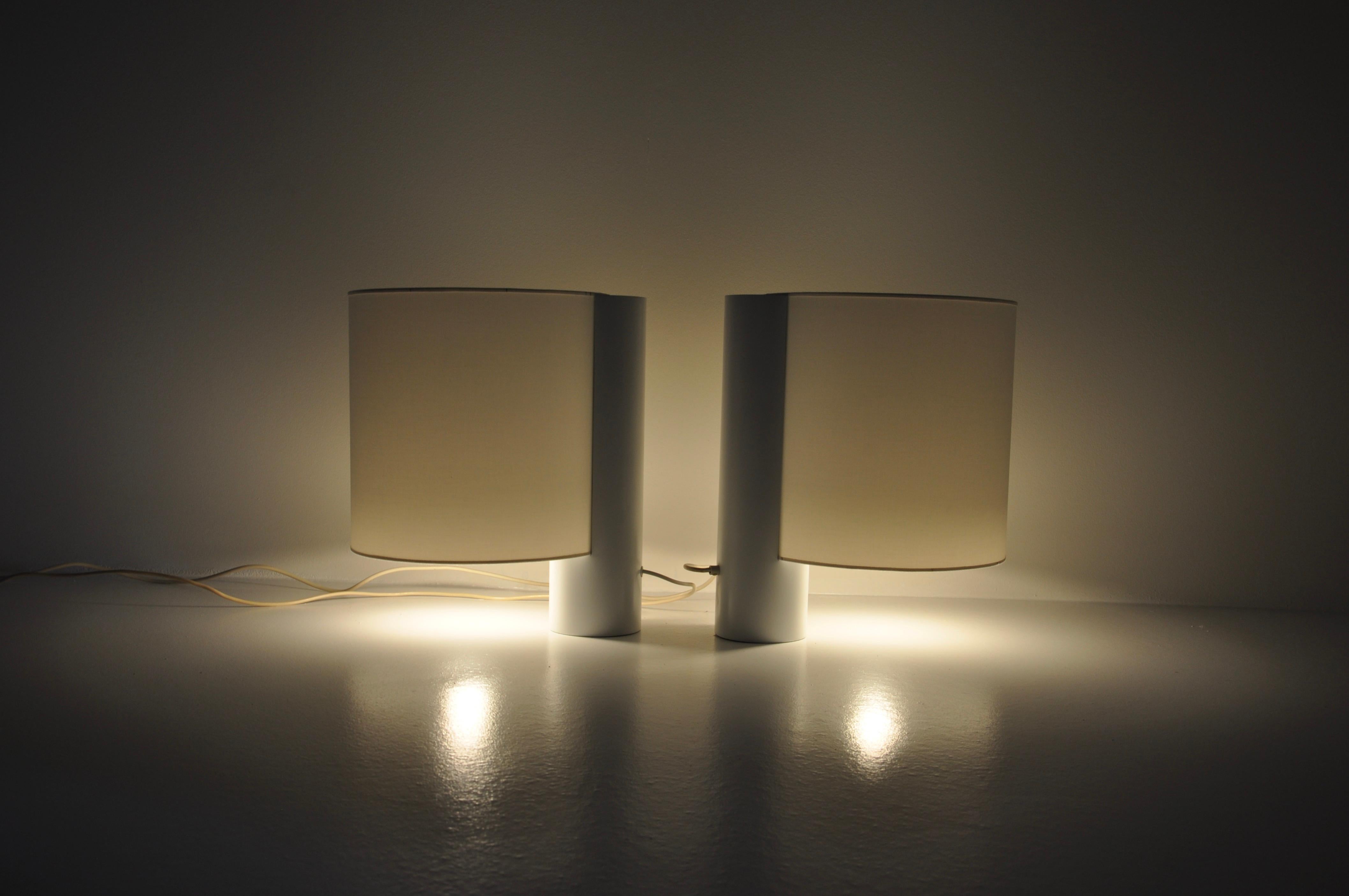 Late 20th Century Pair of Large Table Lamps 